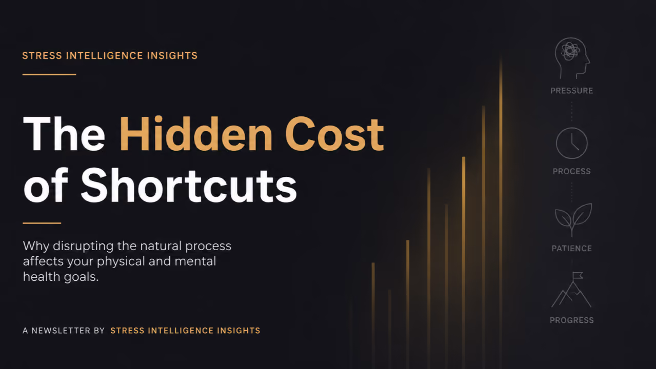 Edition 4: The Hidden Cost of Shortcuts: What Weight-Loss Drugs Teach Us About Lasting Wellbeing