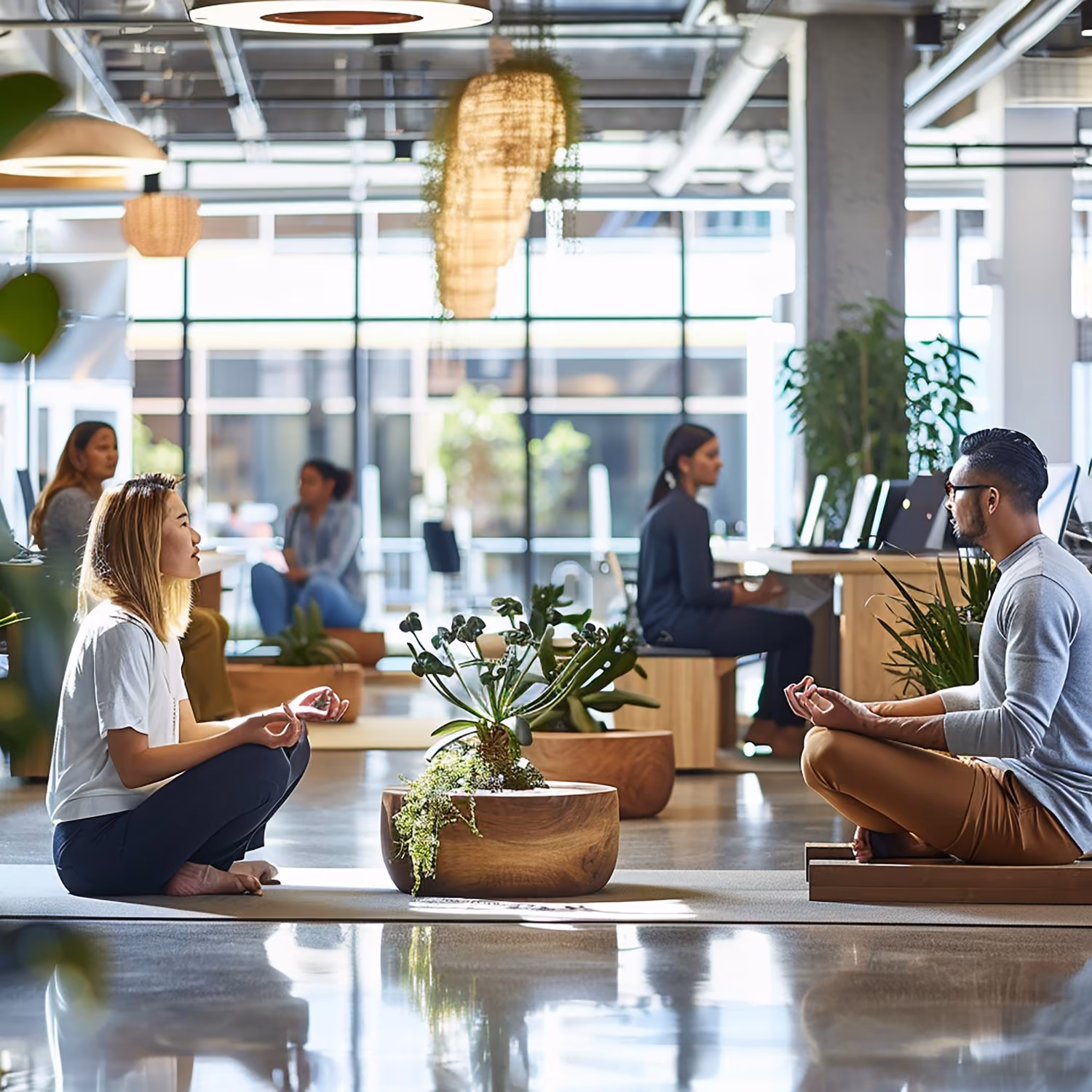 Midday workplace reset session