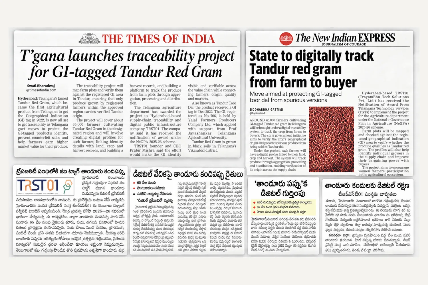 State to digitally track Tandur red gram from farm to buyer