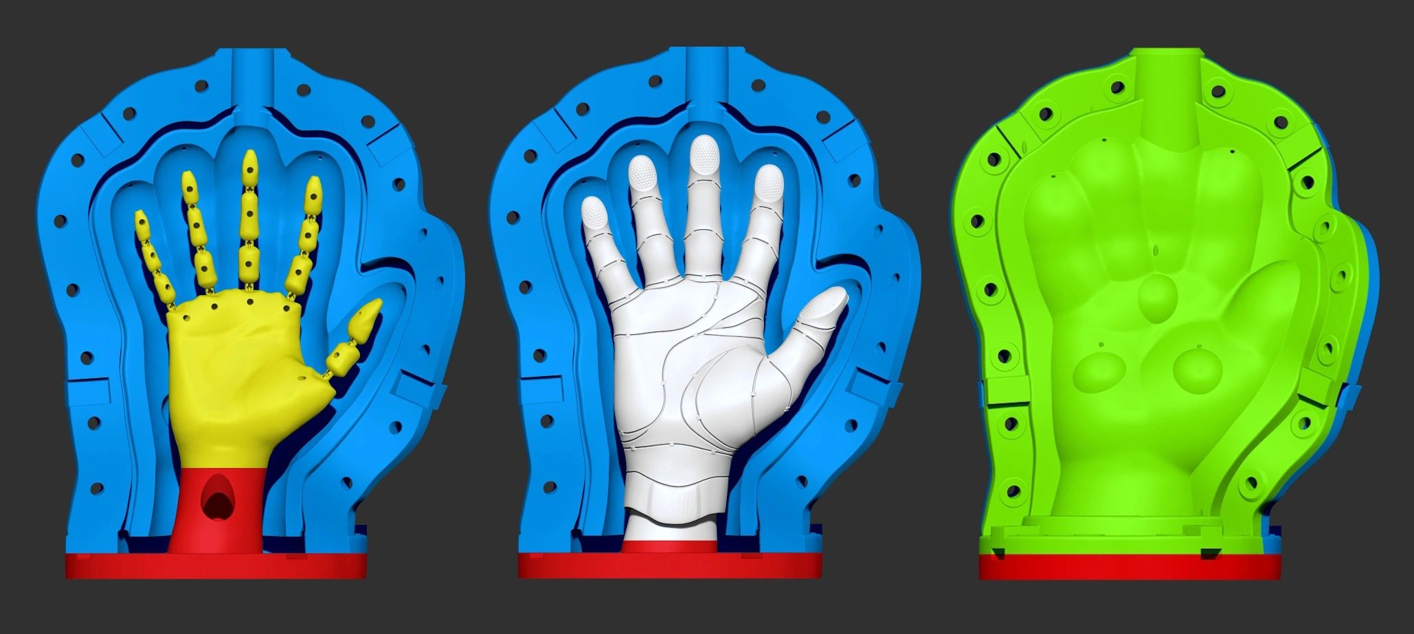 Hand mould fabrication work by From Life Studios