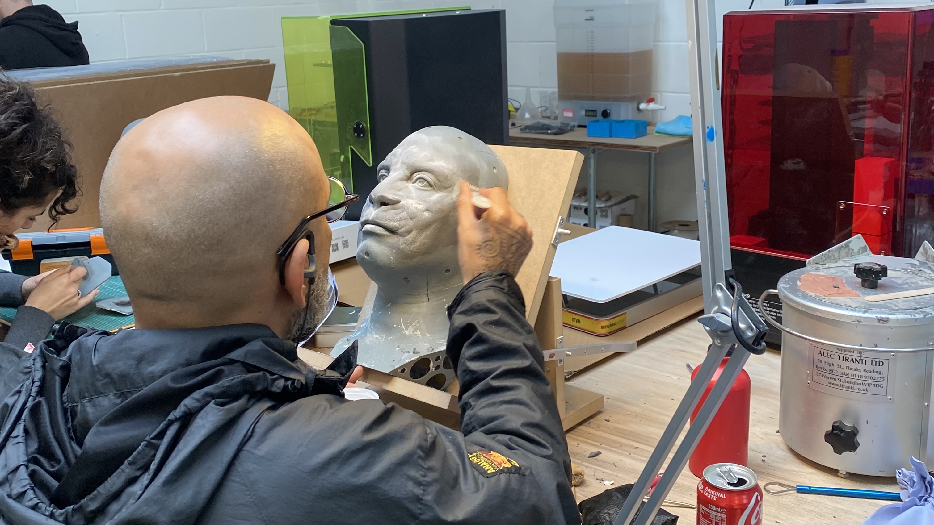 From Life Studios workshop practical effects sculpting process