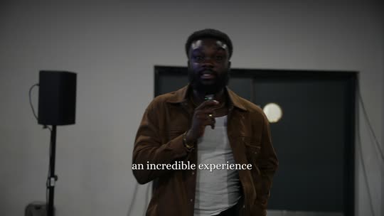 TIMOTHY ARMOO sharing their experience with Cecilie