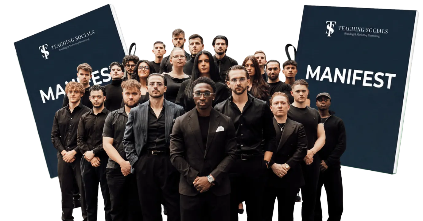 Mockup des Karriere-Manifests von Teaching Socials