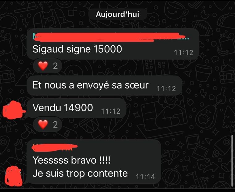 Retour client ravalement sur WhatsApp