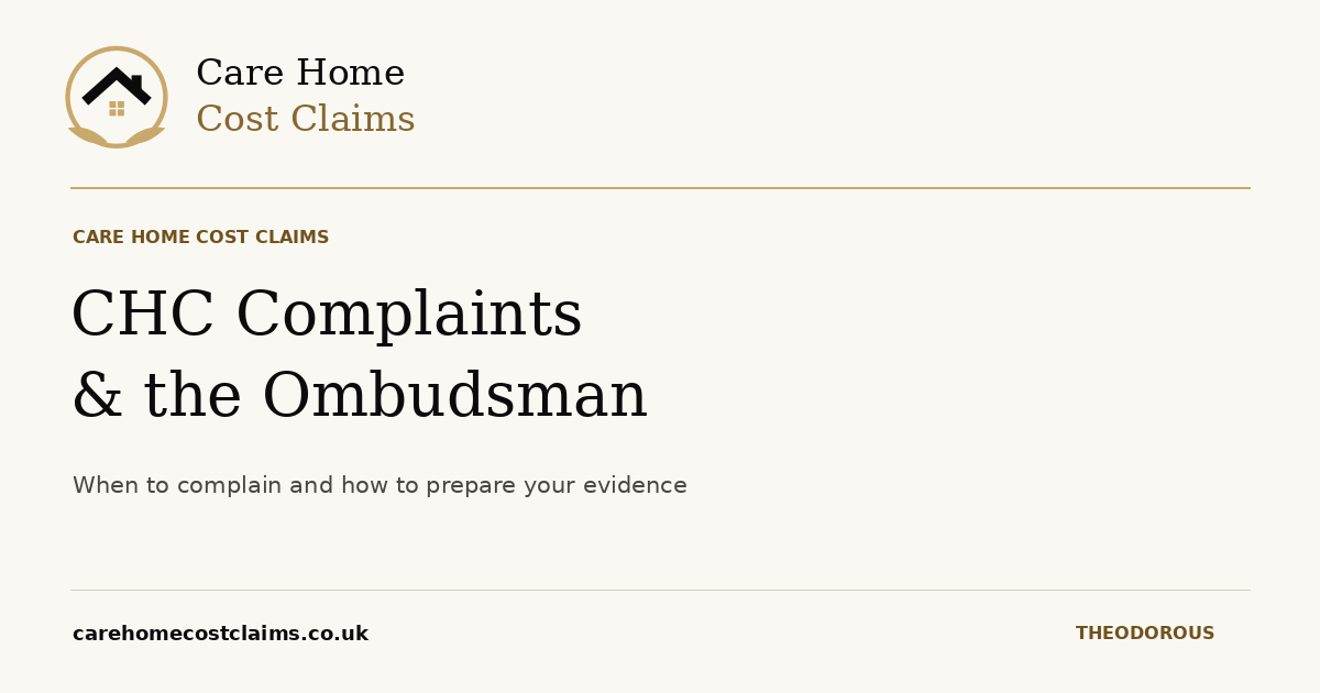 CHC appeal unsuccessful: when can the Ombudsman help?