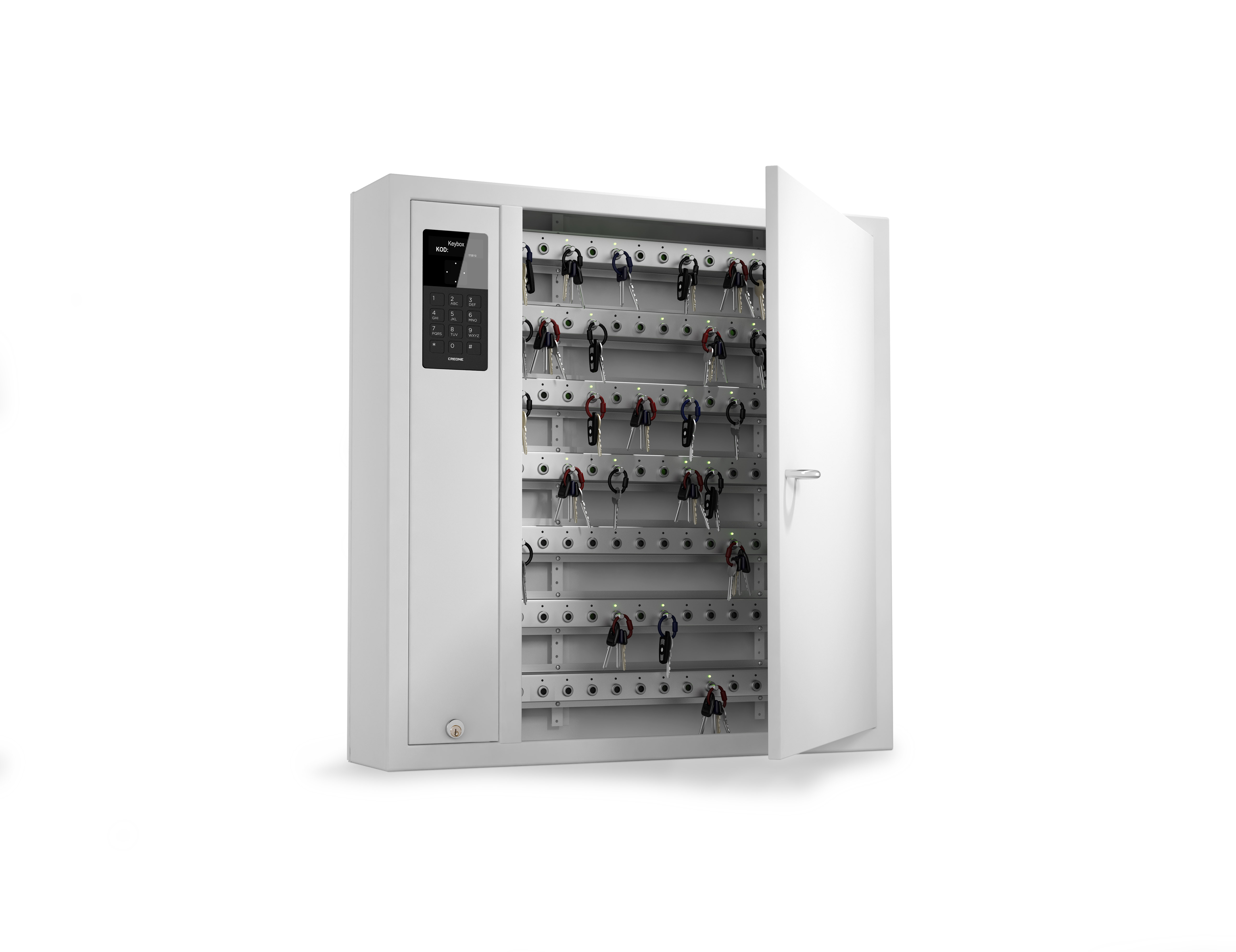 KeyBox Asia key control cabinet, open