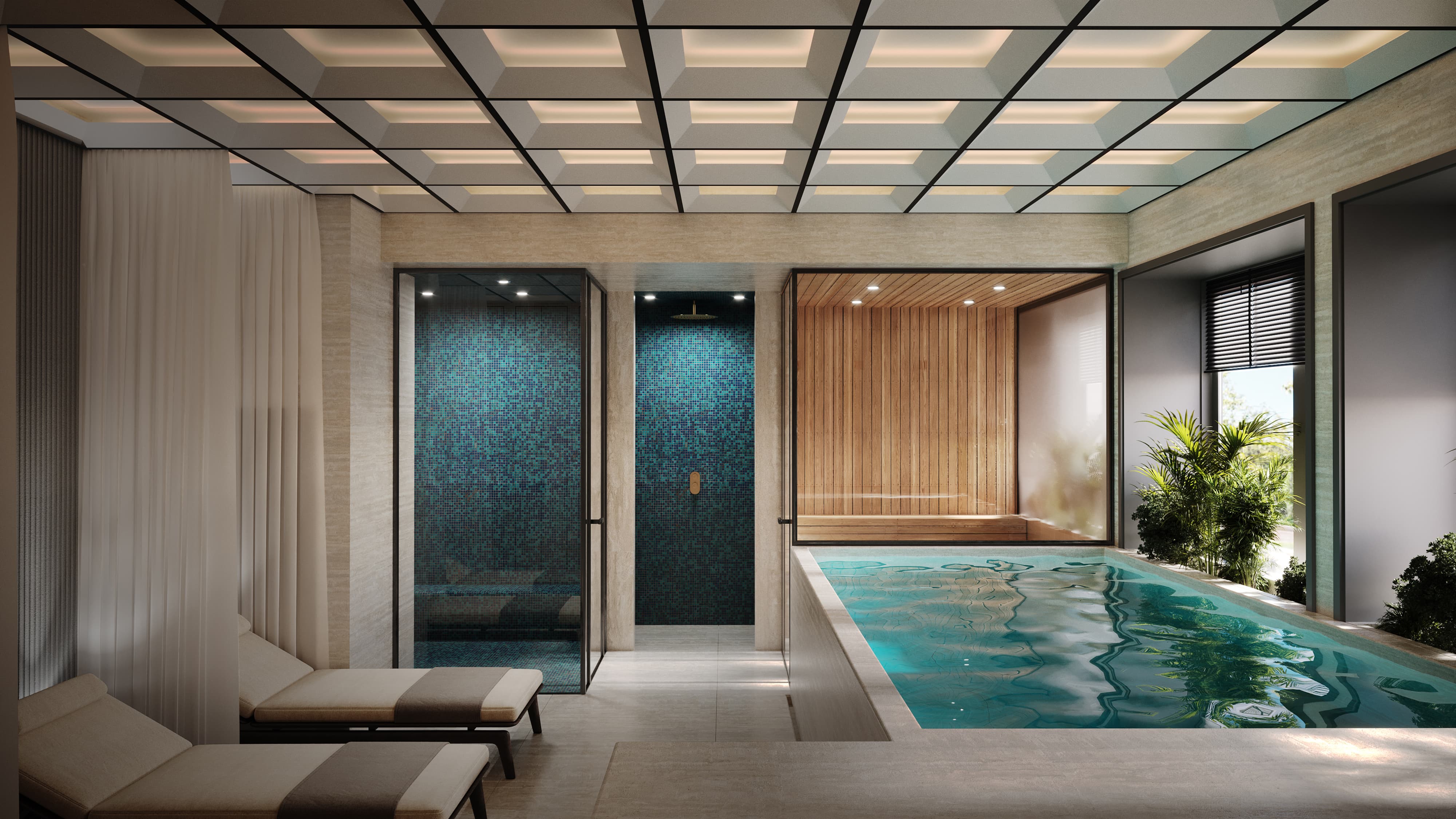 Architectural interior layout