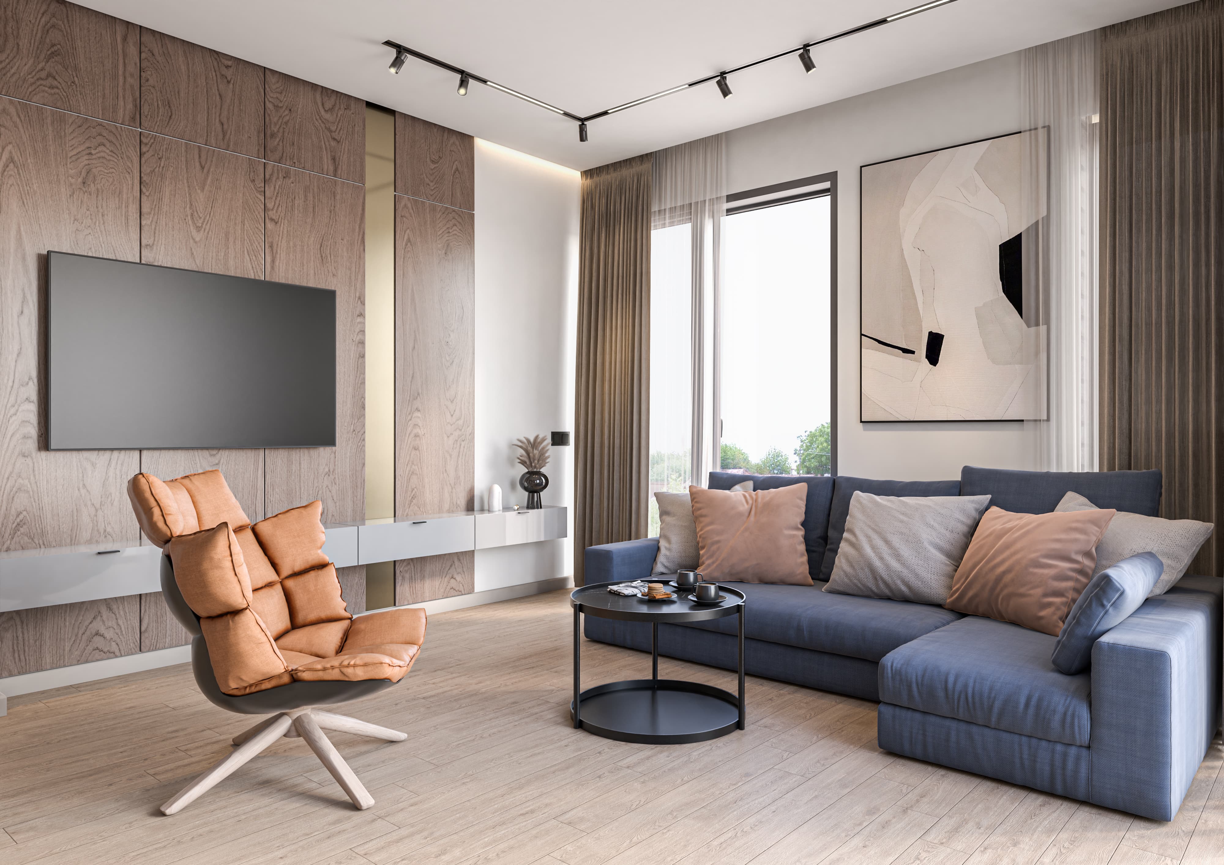 Contemporary living room