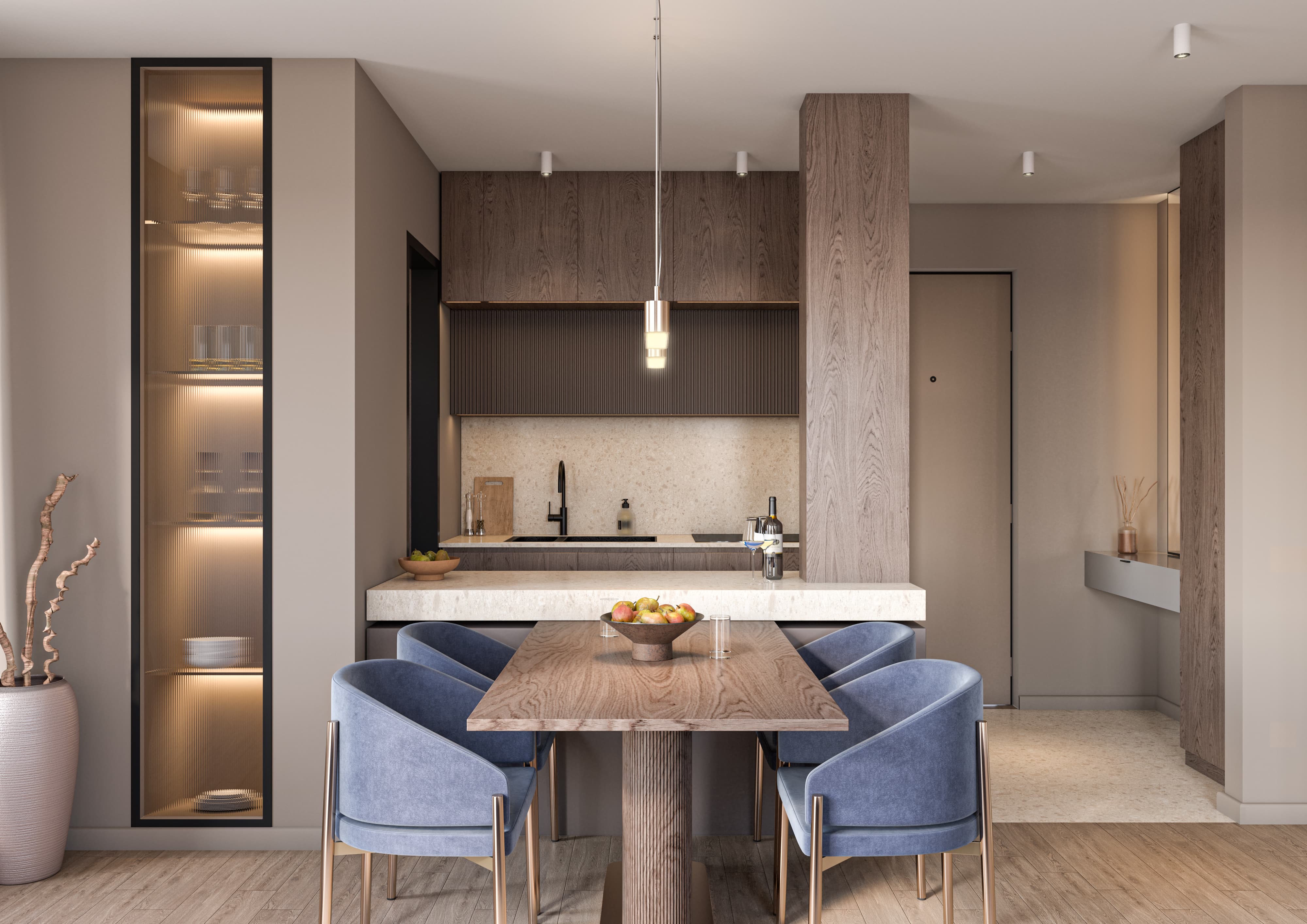 Architectural interior layout