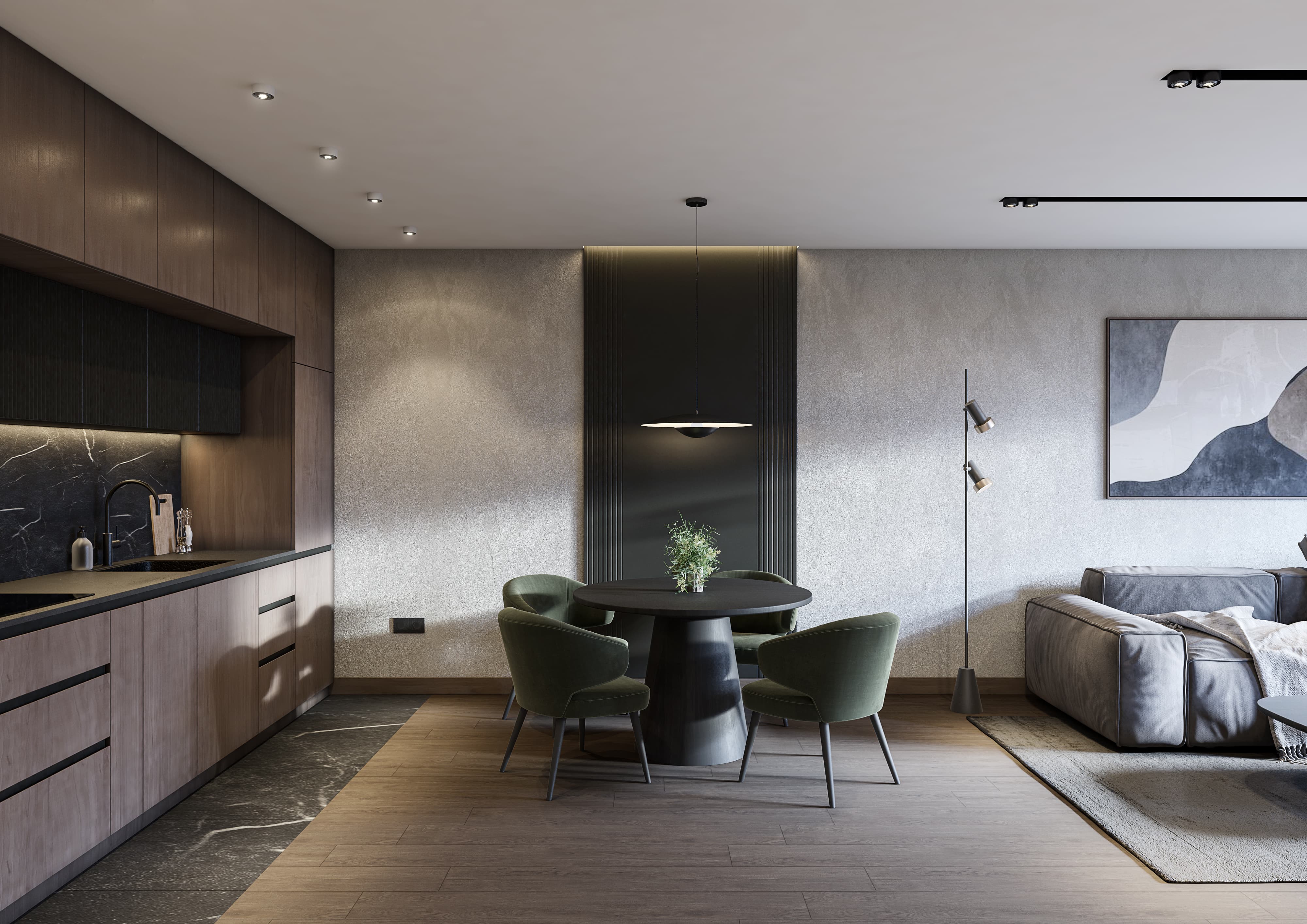 Architectural interior layout