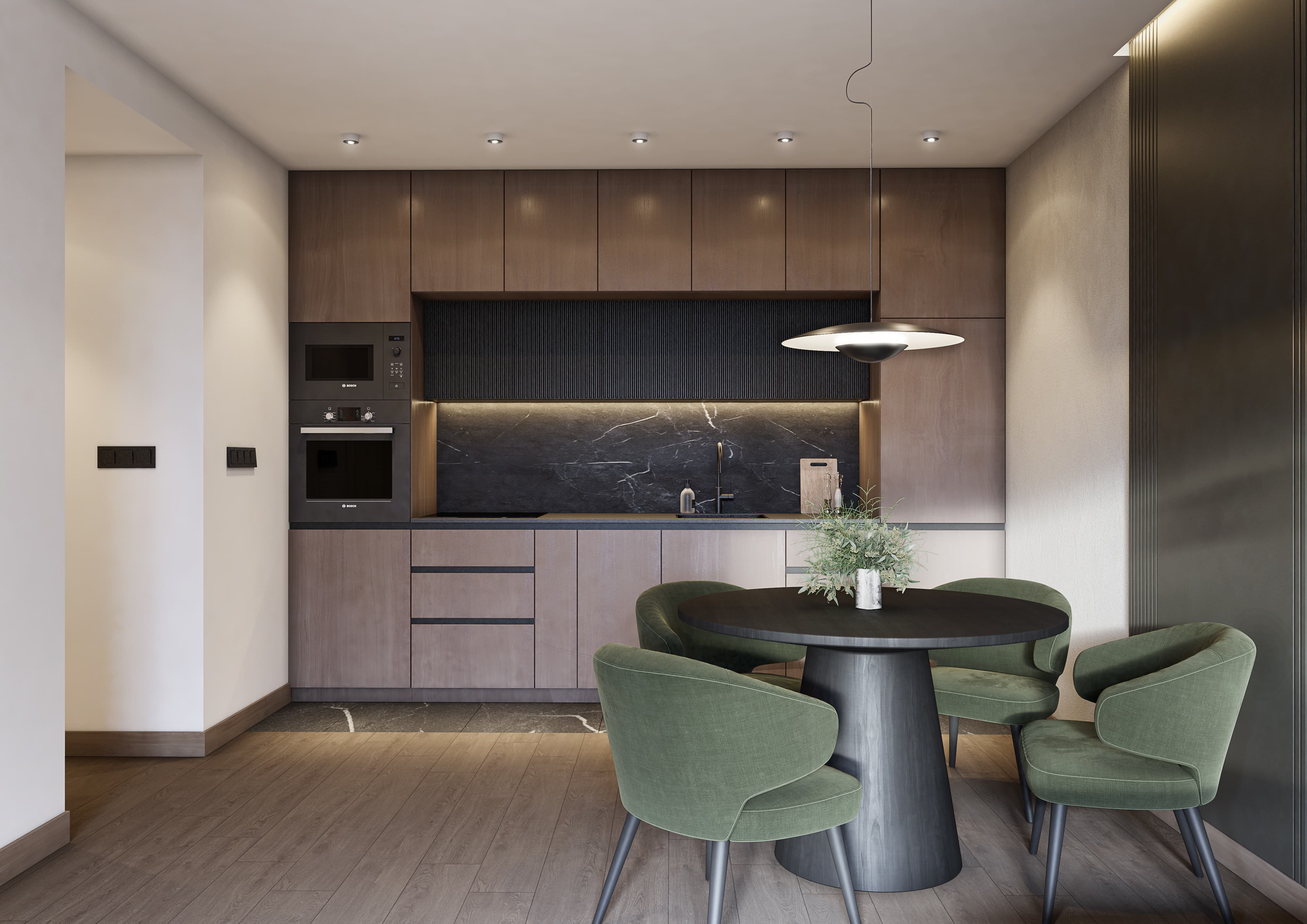 Architectural interior layout