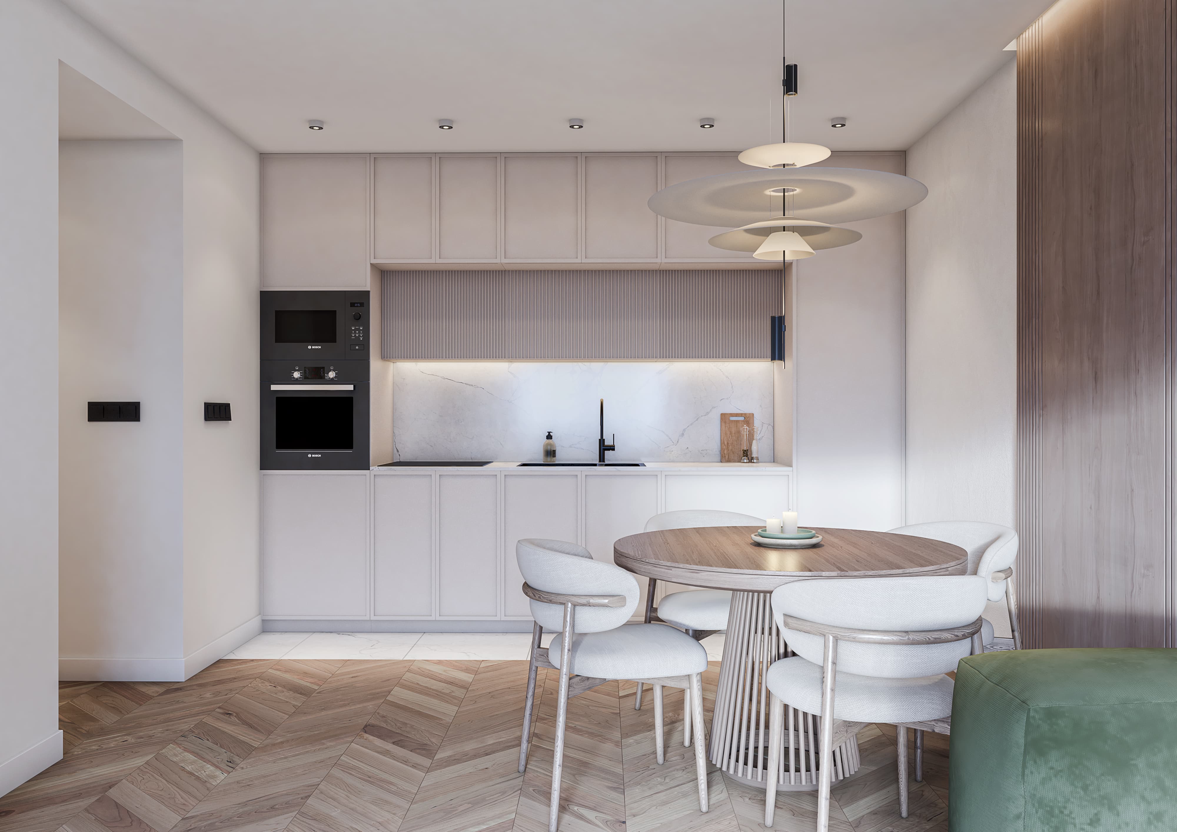 Architectural interior layout