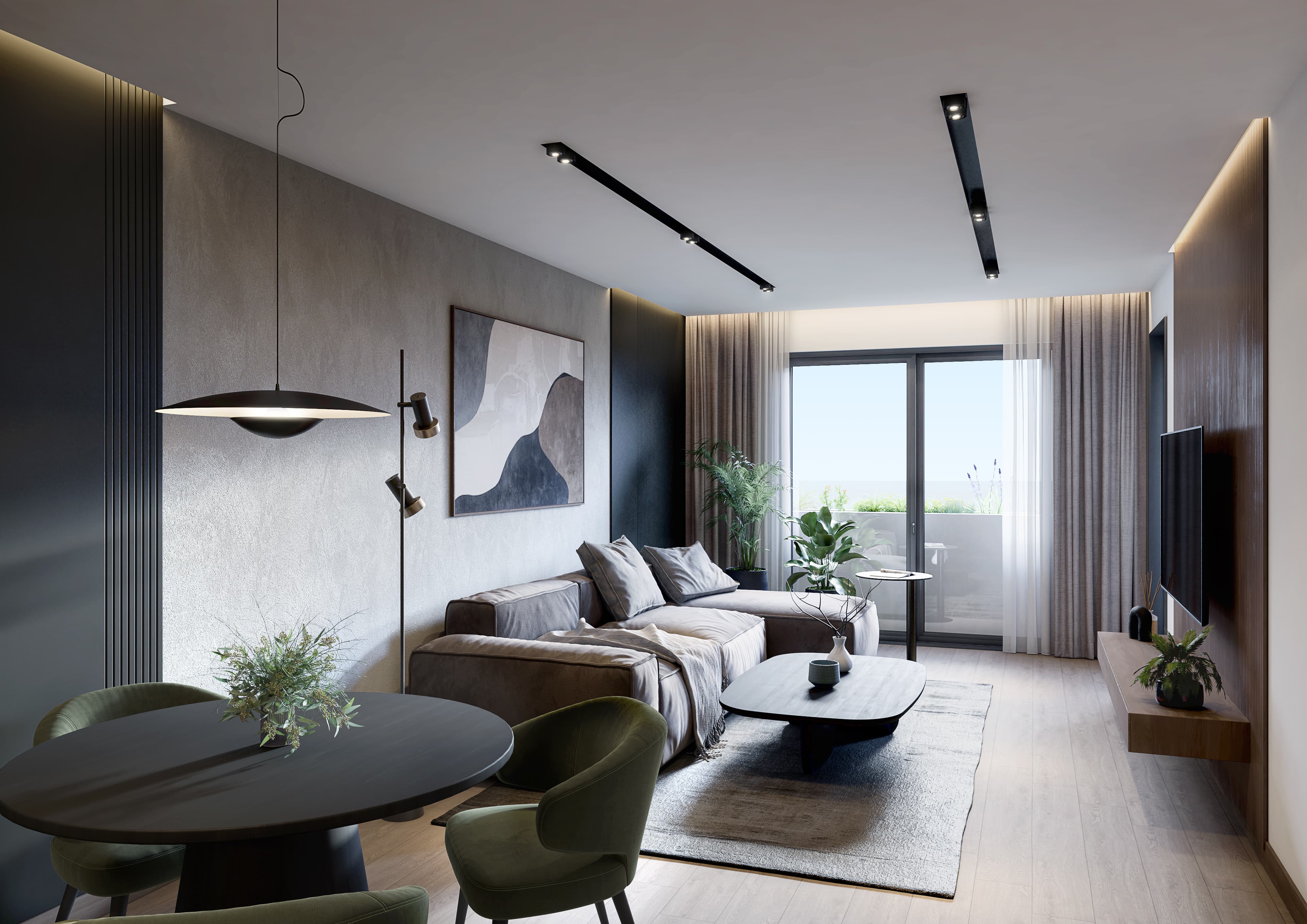 Architectural interior layout
