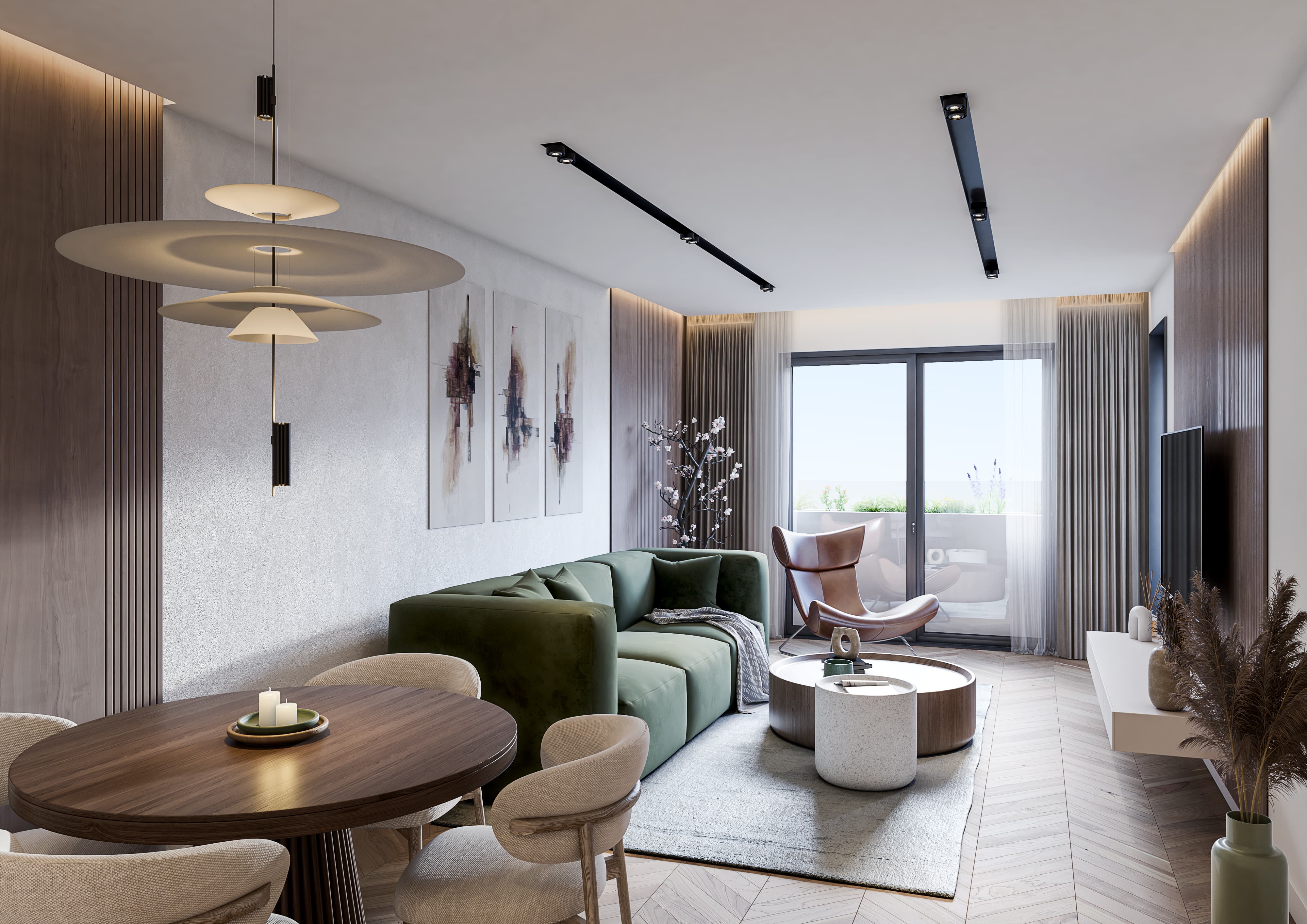 Architectural interior layout