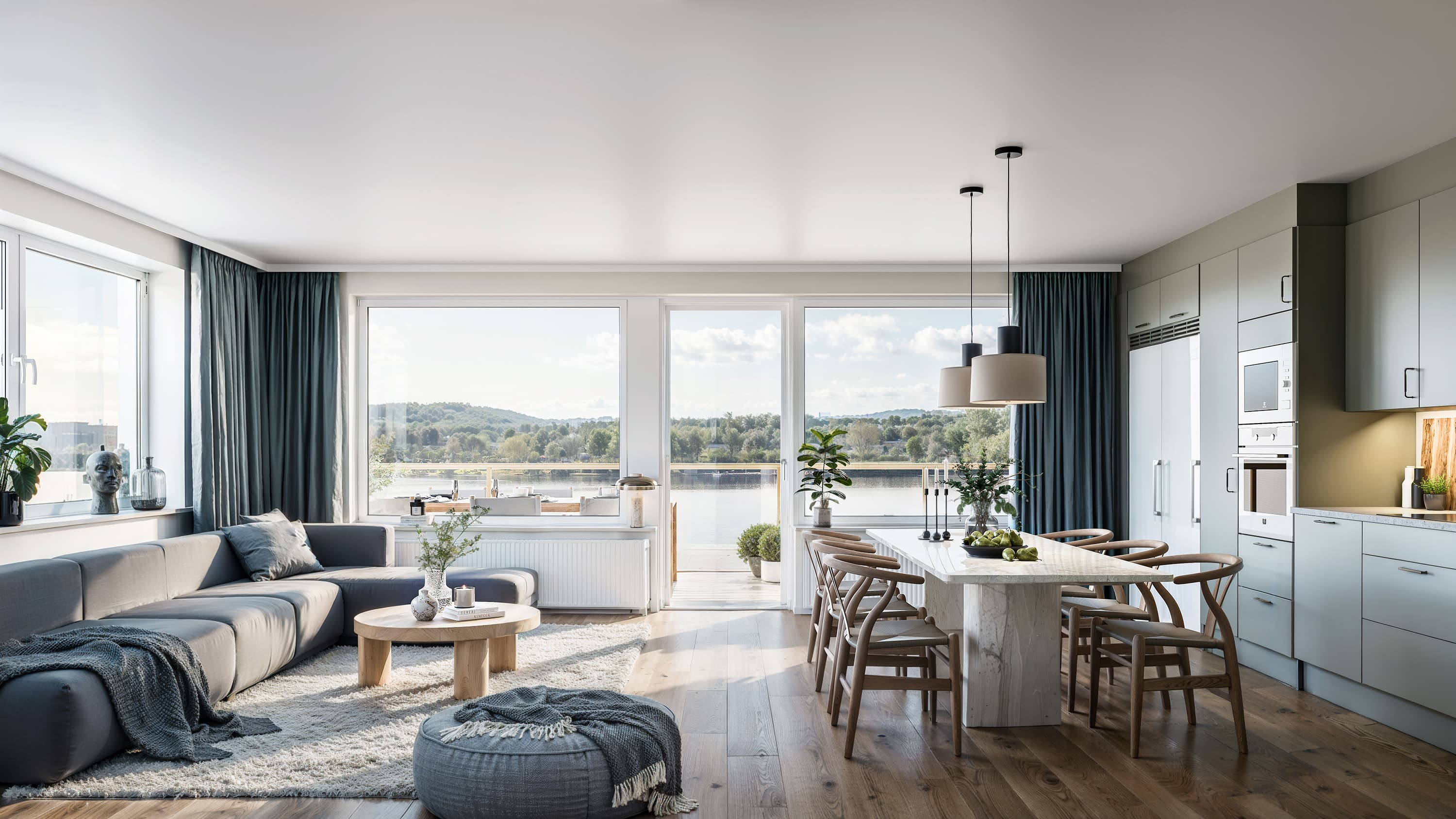 Contemporary living room
