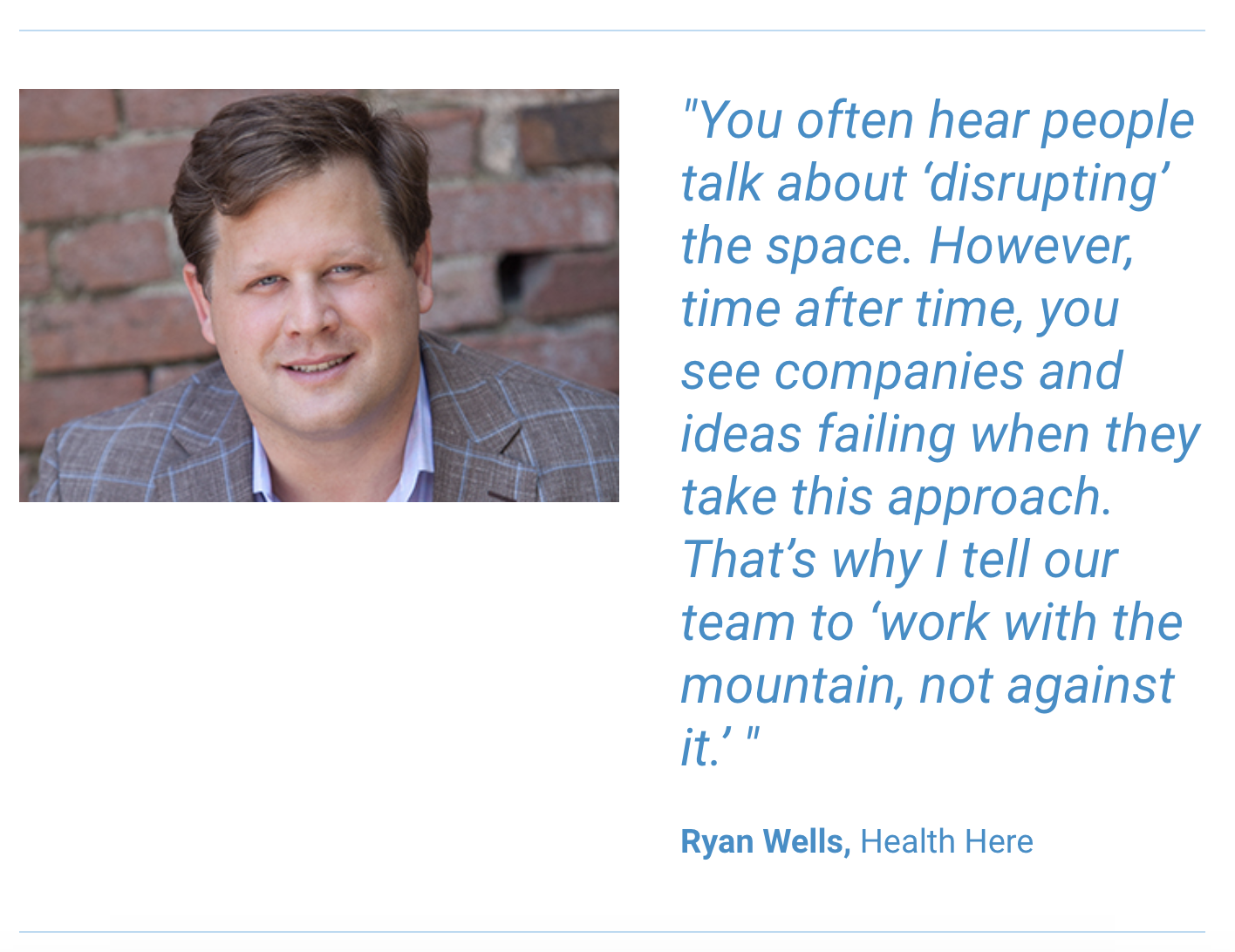 Health Evolution Innovator CEO Profile: Ryan Wells