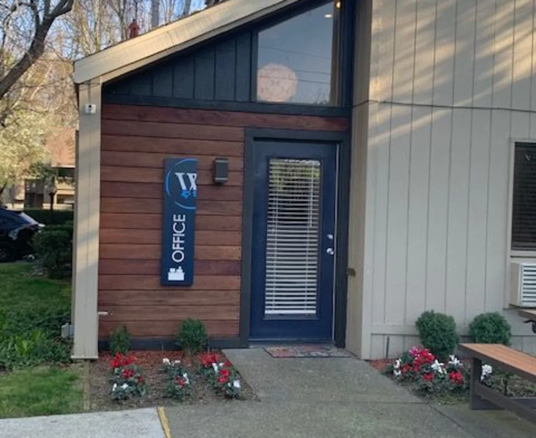 Leasing office entrance