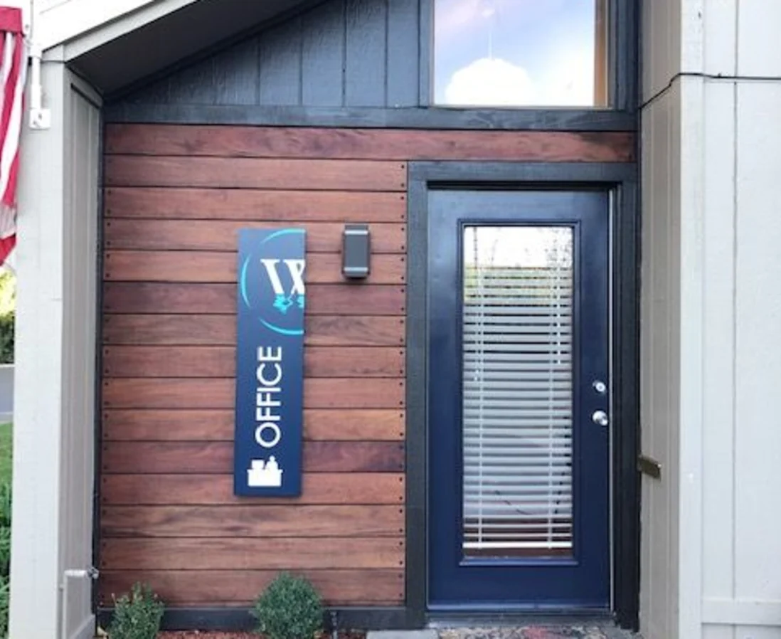 Leasing office entrance