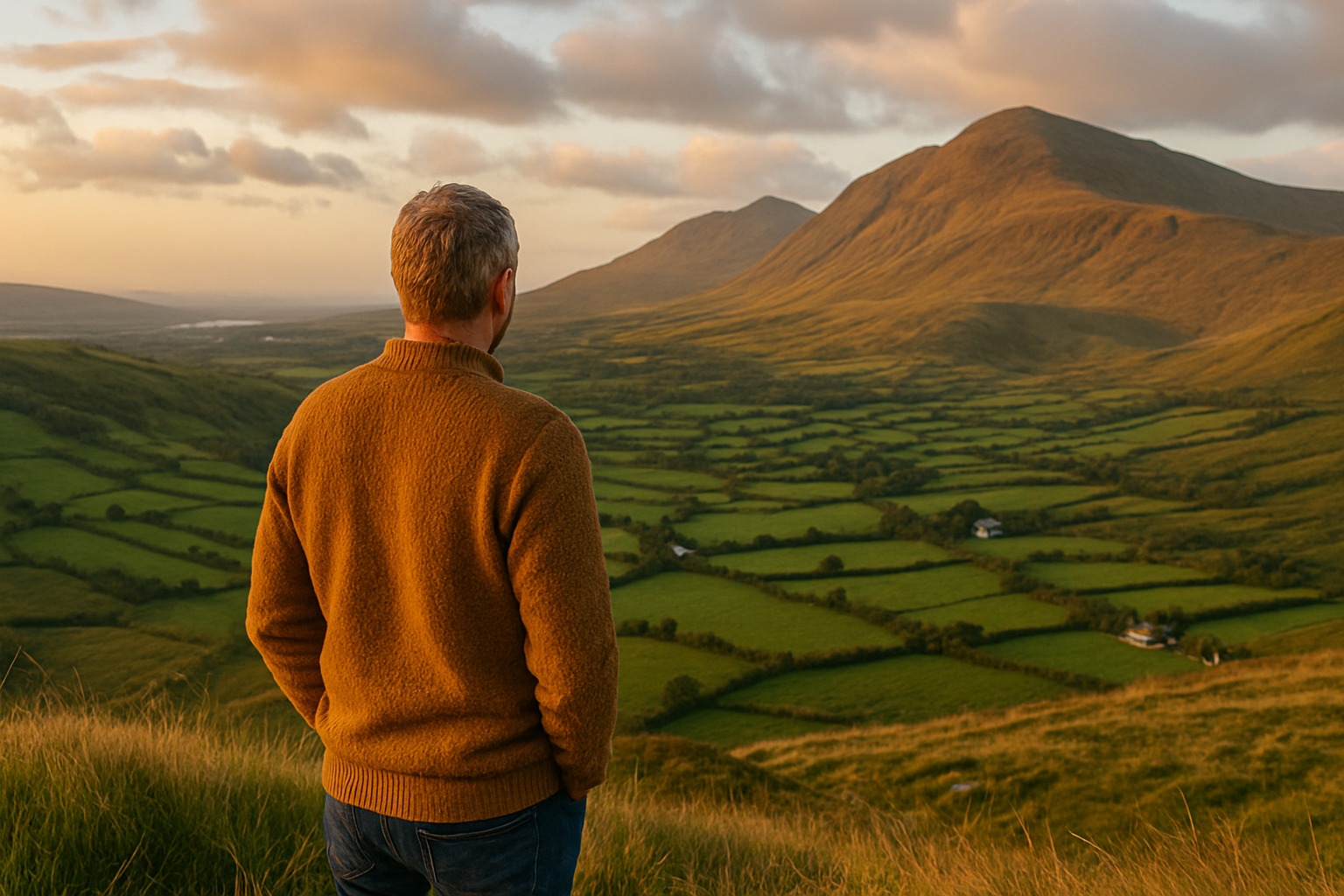 Participant attending personal development course using guided meditation for stress management and growth.