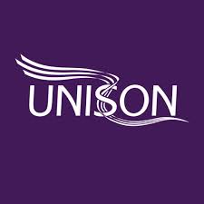 UNISON logo representing trade union members who participated in workplace emotional balance and mental clarity workshops.