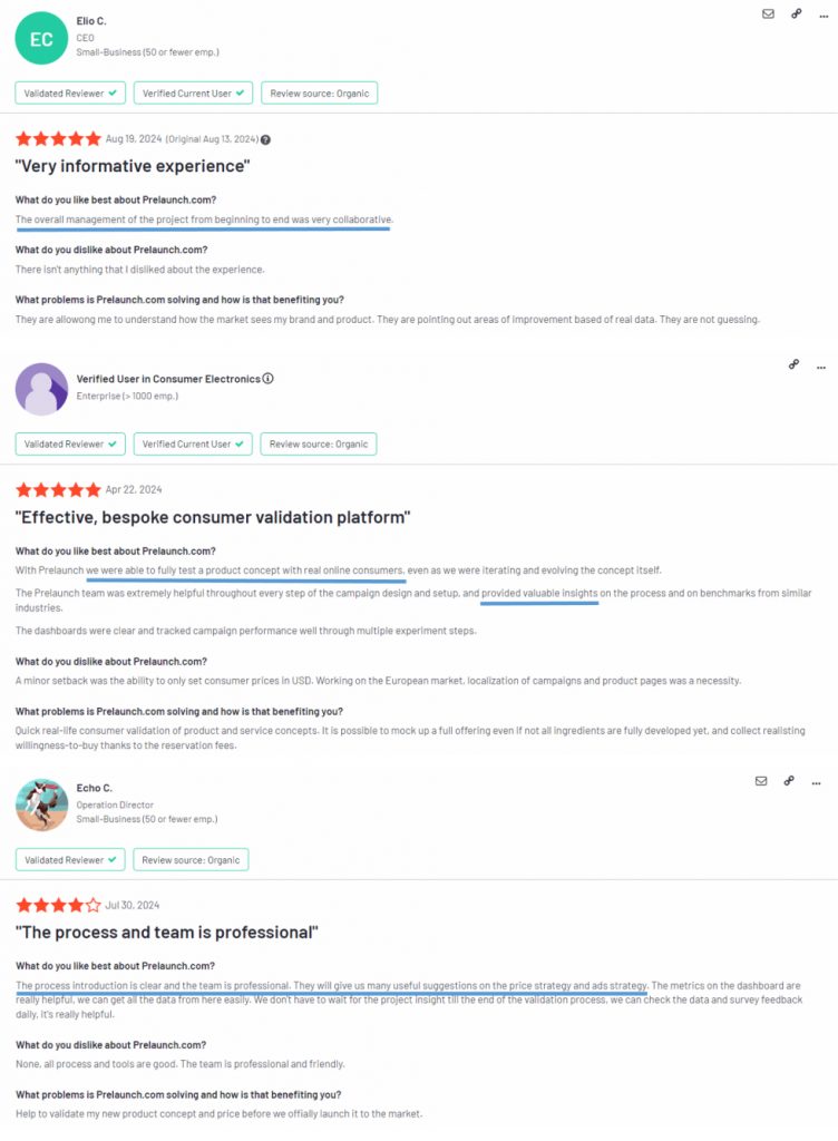 prelaunch g2 reviews