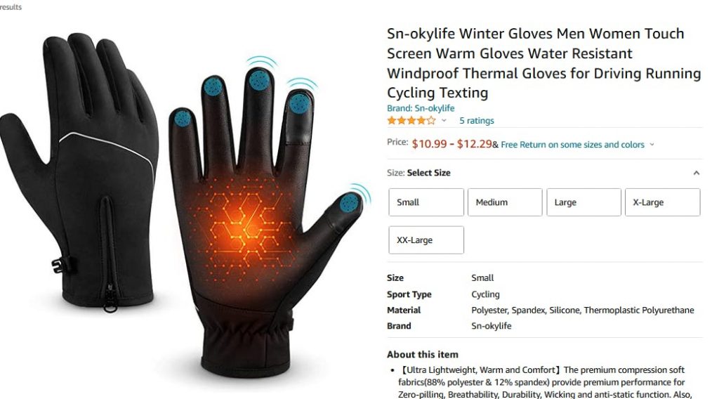 Sn-okylife gloves