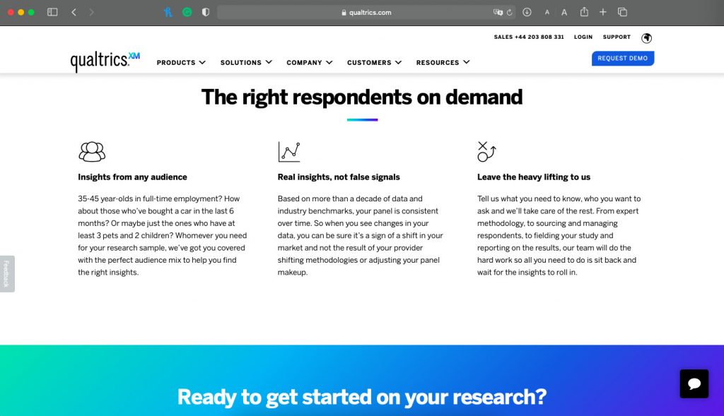 Qualtrics Market Research Tool