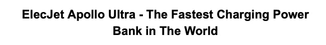 Press Release Title