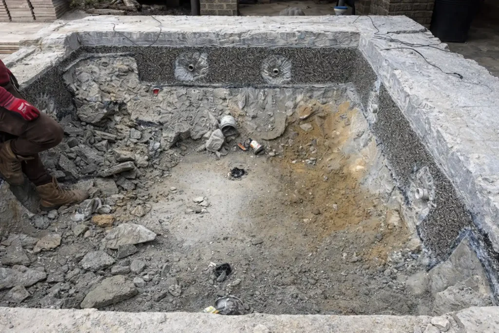 Pool structural repair