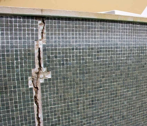 Pool crack repair
