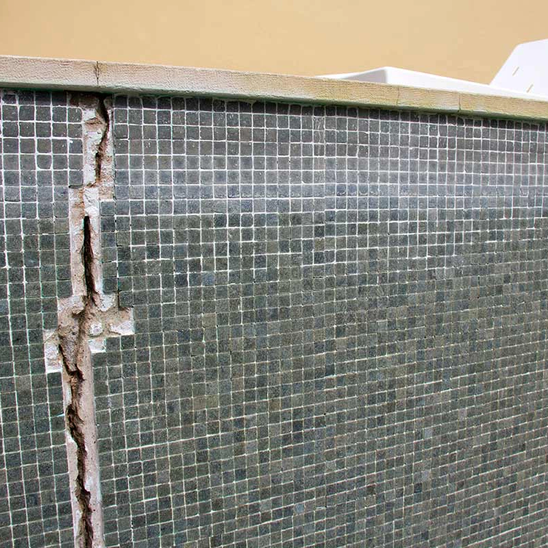 Pool leak repair work