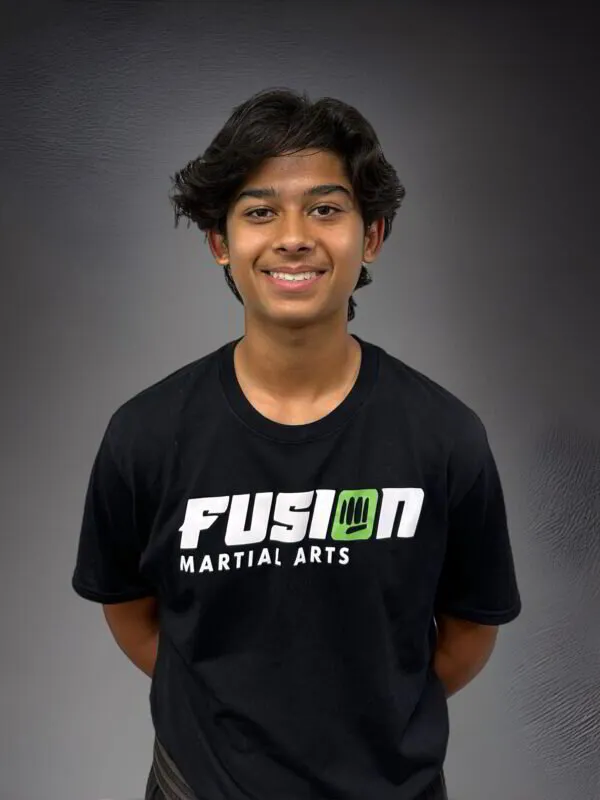Vedant Thakur, assistant instructor at Fusion Martial Arts in Bloomington, IL