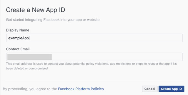 React Native Facebook SDK integration