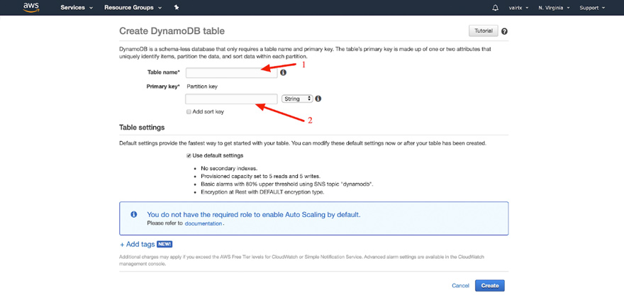 Lambda & DynamoDB
