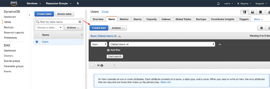Lambda & DynamoDB