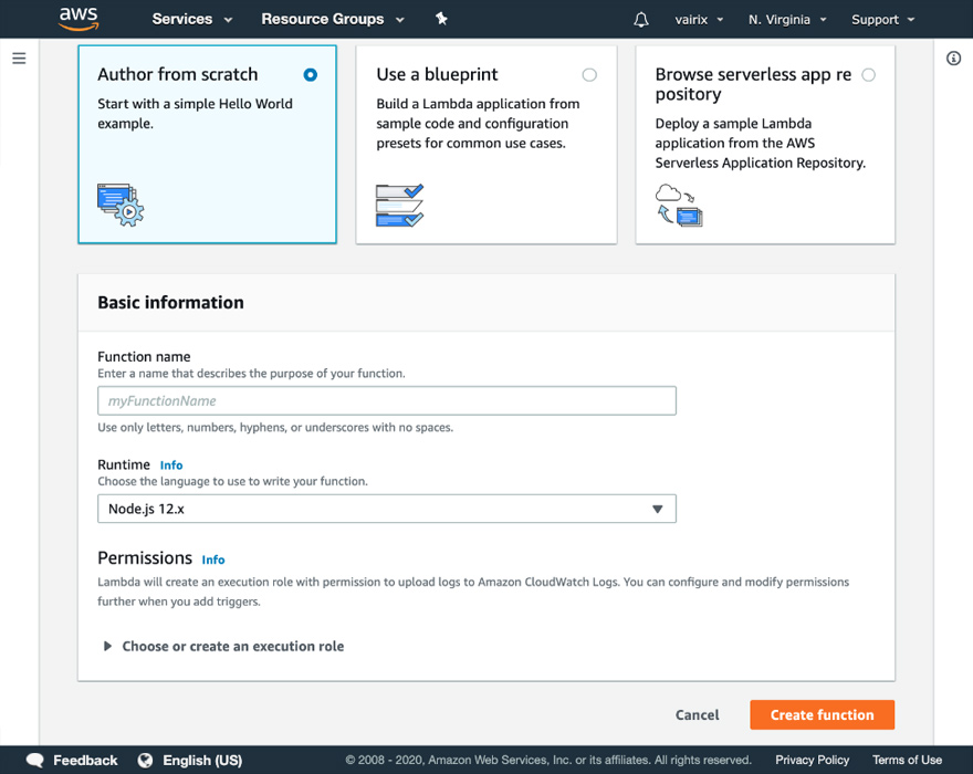 Lambda & DynamoDB
