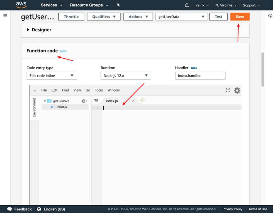 Lambda & DynamoDB