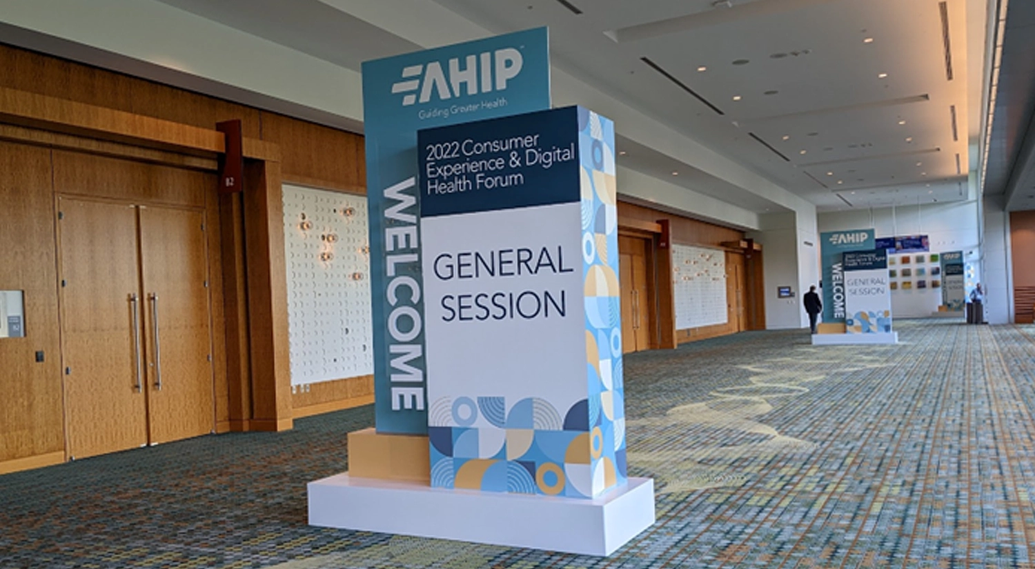2022 Consumer Experience & Digital Health Forum sign