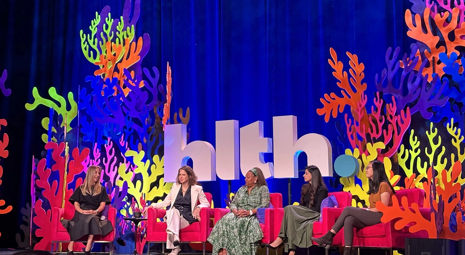 HLTH speakers on stage