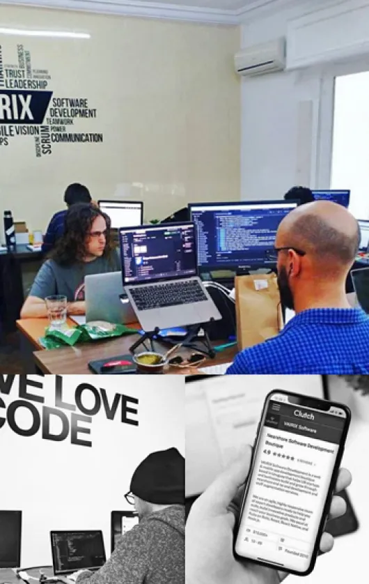 A Team of Developers working