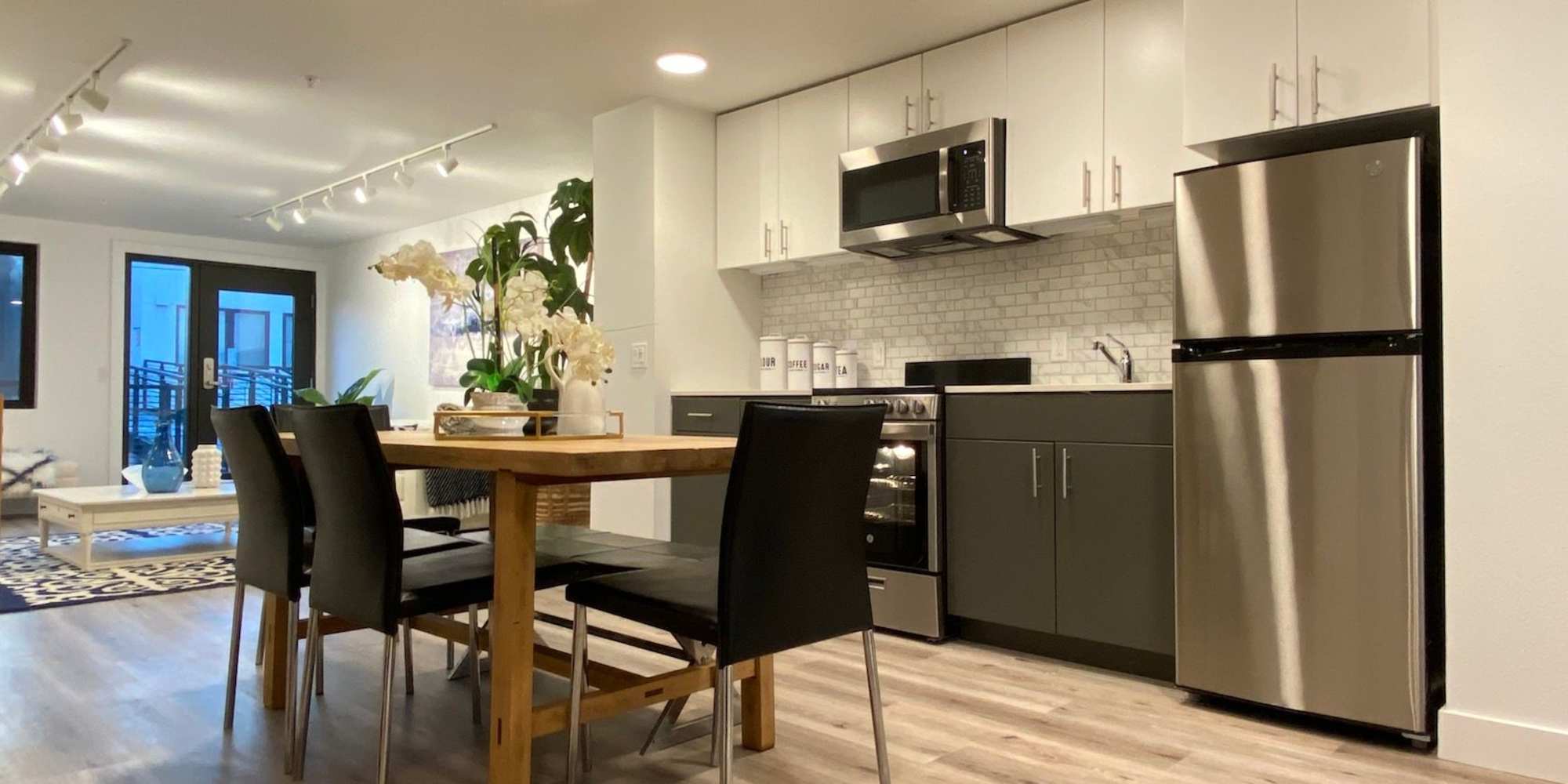 Kitchen and common area
