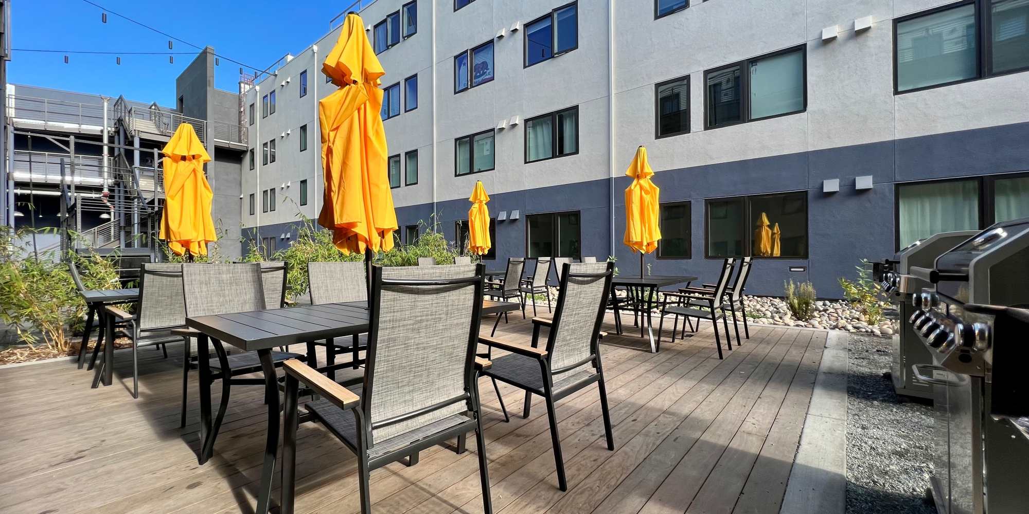 Courtyard patio