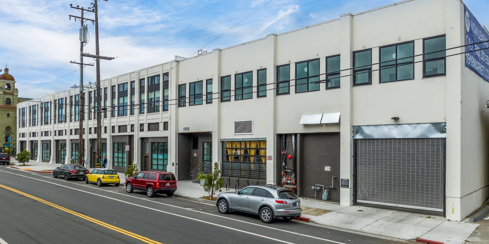 Exterior of apartment building