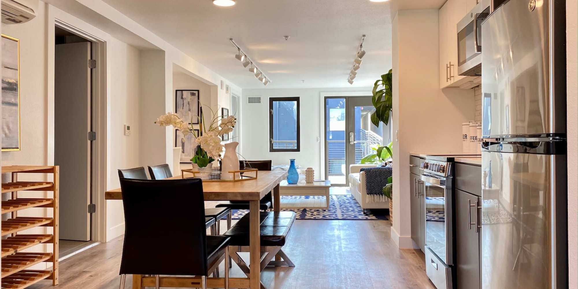 Kitchen and common area