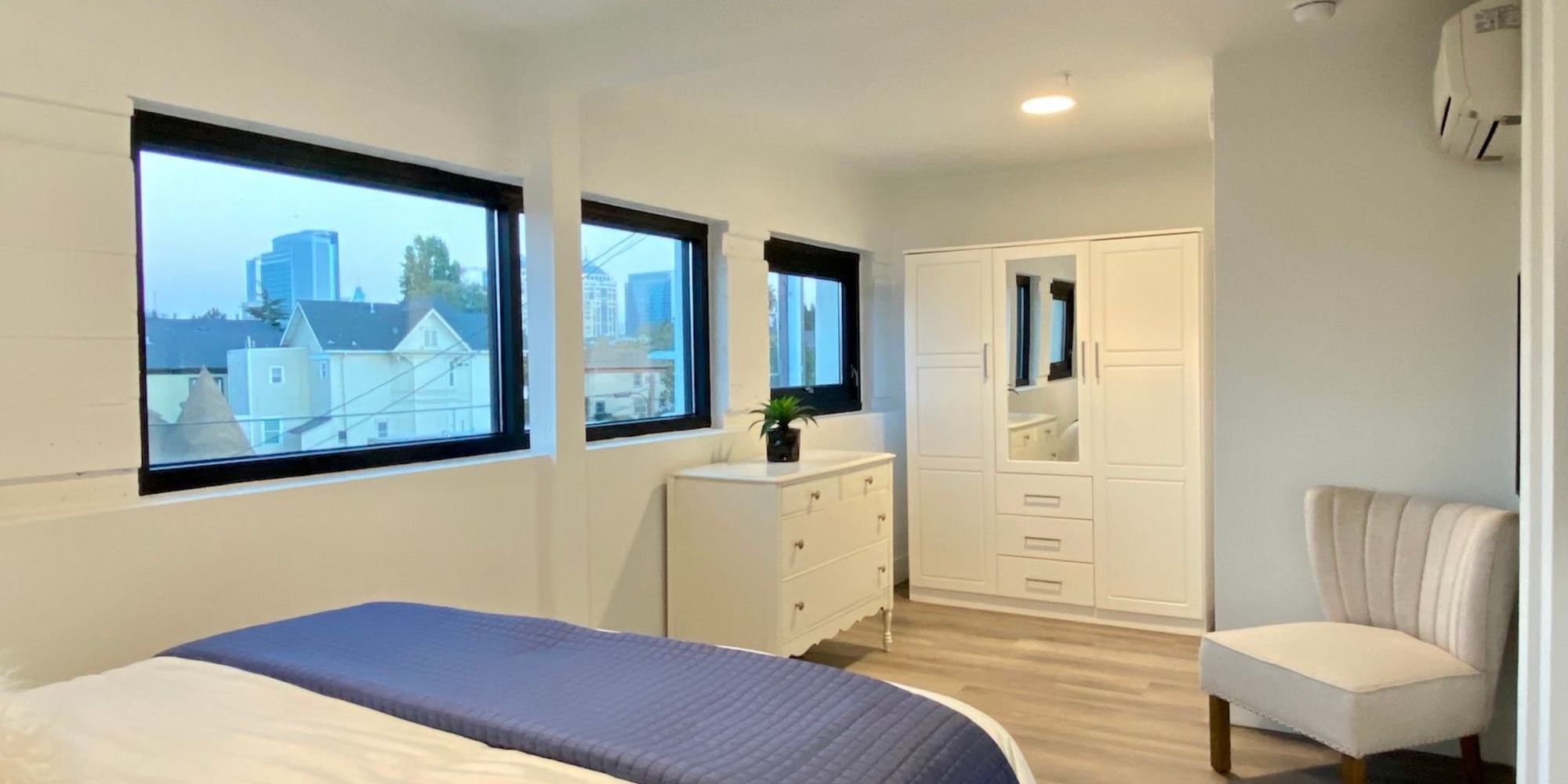 Bedroom with wardrobe