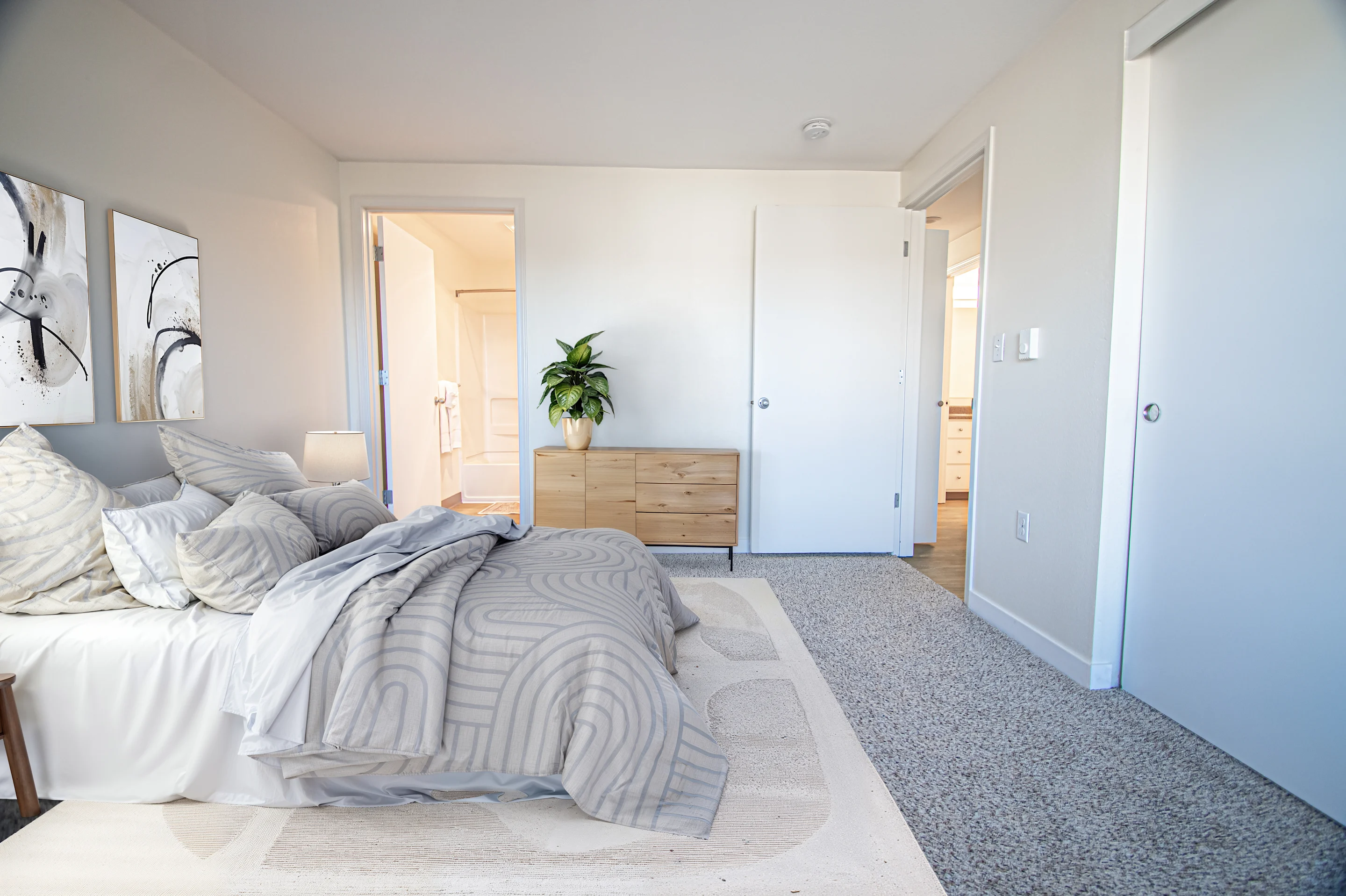 Furnished bedroom