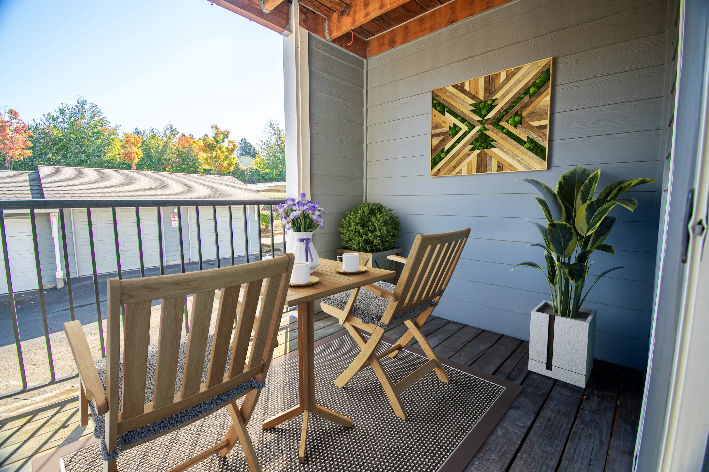 Furnished patio