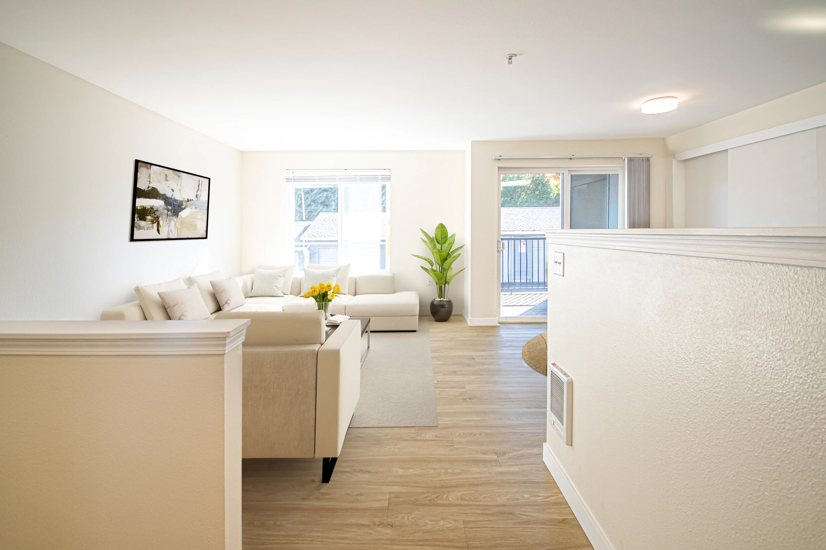 Furnished living room