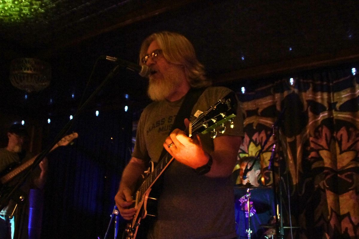 Wayne Gottstine playing at Goodway Gardens in Emporia, Kansas.