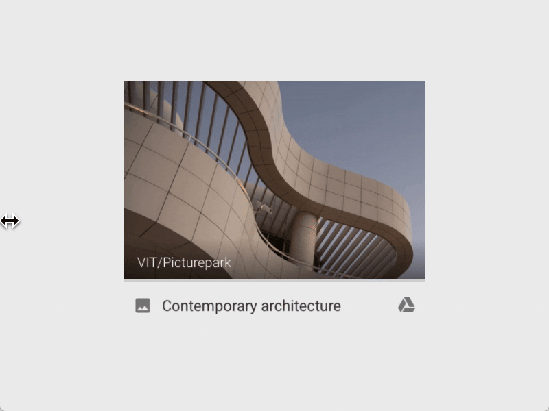 Picturepark asset card animation